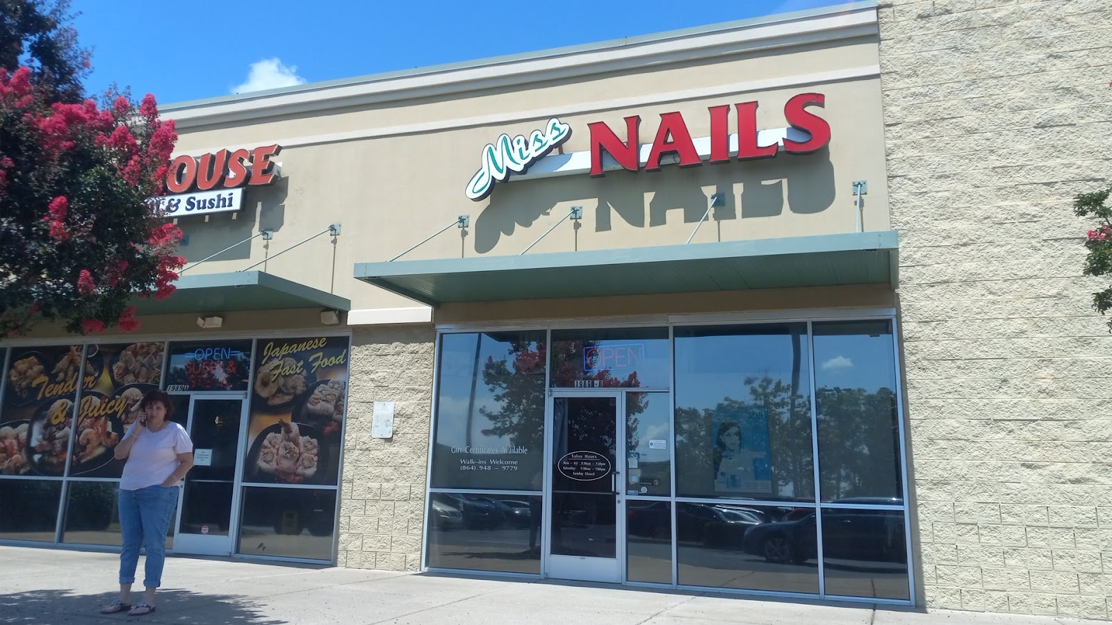 Miss Nails nail work in Spartanburg, South Carolina